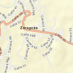 Zaragoza Street Map