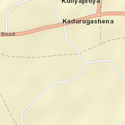 Kuliyapitiya Street Map