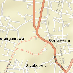 Matale Street Map
