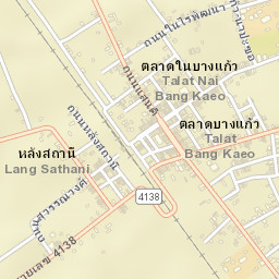 Amphoe Bang Kaeo Street Map