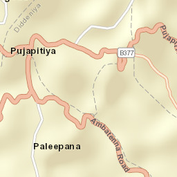 Poojapitiya Street Map