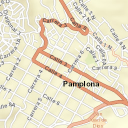 Pamplona Street Map