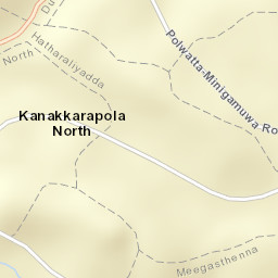 Hatharaliyadda Street Map