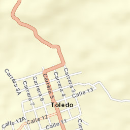 Toledo Street Map
