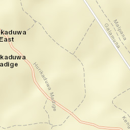 Kandy District Street Map