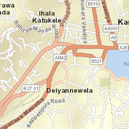 Kandy Street Map