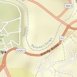 Peradeniya Street Map