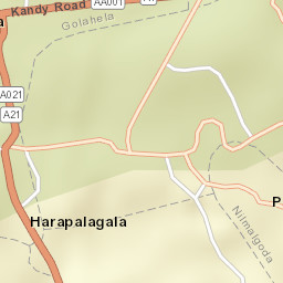 Kegalle Street Map