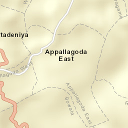 Watadeniya Street Map