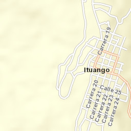 Ituango Street Map