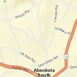 Abeokuta Street Map