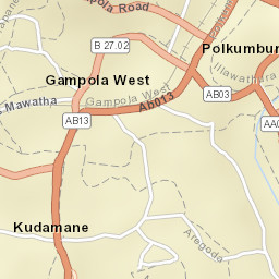 Gampola Street Map
