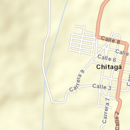 Chitagá Street Map