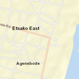 Agenebode Street Map