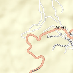 Anorí Street Map