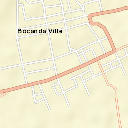 Bocanda Street Map