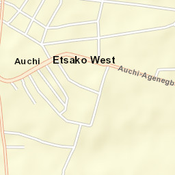Auchi Street Map