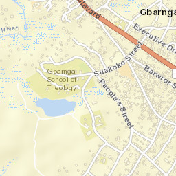 Gbarnga Street Map