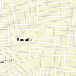 Bouaflé Street Map