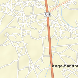 Kaga Bandoro Street Map