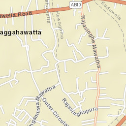 Kaduwela Street Map