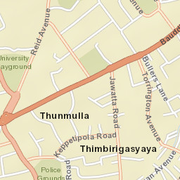 Thimbirigasyaya Street Map