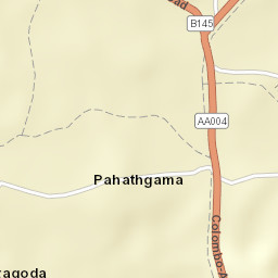 Hanwella Ihala Street Map