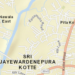 Pita Kotte Street Map