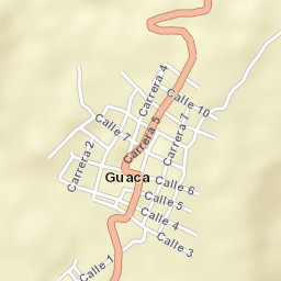 Guaca Street Map