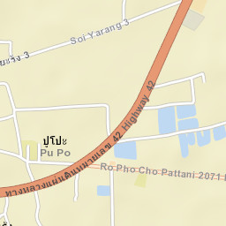 Amphoe Mueang Pattani Street Map