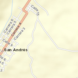 San Andrés Street Map
