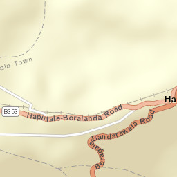 Haputale Street Map
