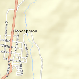 Concepción Street Map