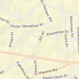 Ekpoma Street Map