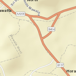 Horana South Street Map