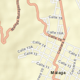 Málaga Street Map