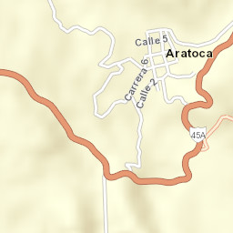 Aratoca Street Map