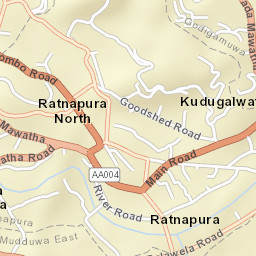 Ratnapura Street Map