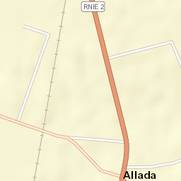 Allada Street Map