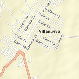 Villanueva Street Map