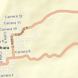 Barichara Street Map