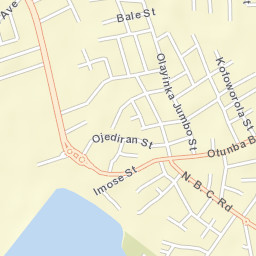 Ebute Ikorodu Street Map
