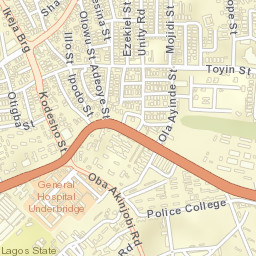 Ikeja Street Map