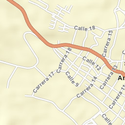 Santa Fe de Antioquia Street Map