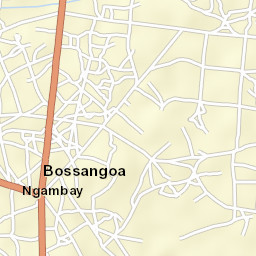 Bossangoa Street Map