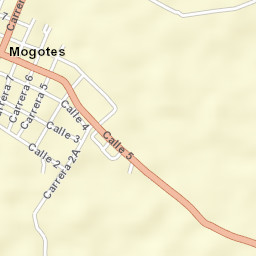 Mogotes Street Map