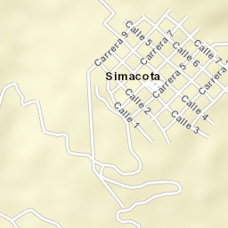 Simacota Street Map