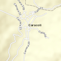 Caracolí Street Map