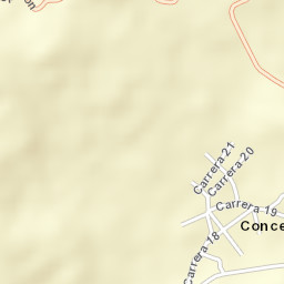 Concepción Street Map