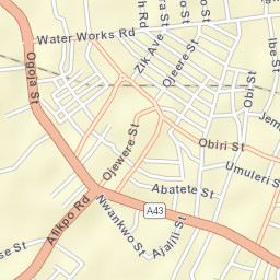 Abakaliki Street Map